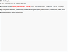 Tablet Screenshot of guiadejornais.com.br